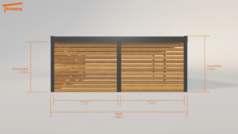 #DE Schweng Flachdachcarport C600+ (ID jj3yy8) #MTG