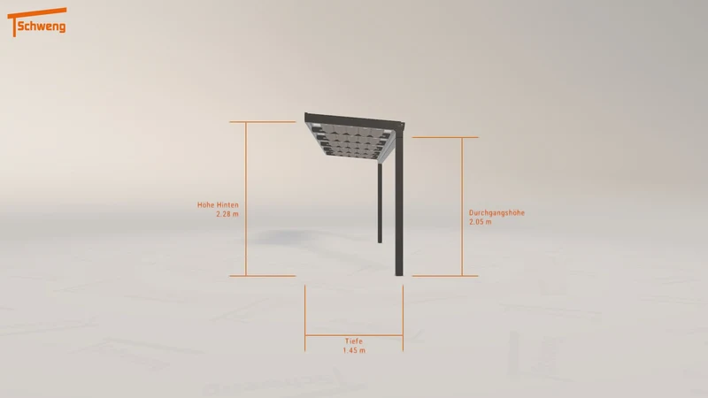 #DE Schweng Terrassenüberdachung S350 (ID 85rgg7)