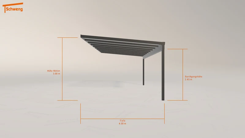 #DE Schweng Terrassenüberdachung S400 (ID 2qgmm9)