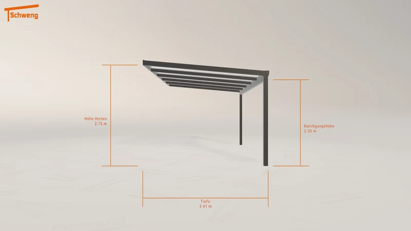 #DE Schweng Terrassenüberdachung S400 (ID ygnx2v)