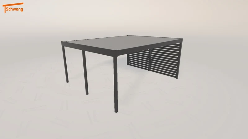 #DE Schweng Flachdachcarport C600 (ID jj3vnb) #MTG