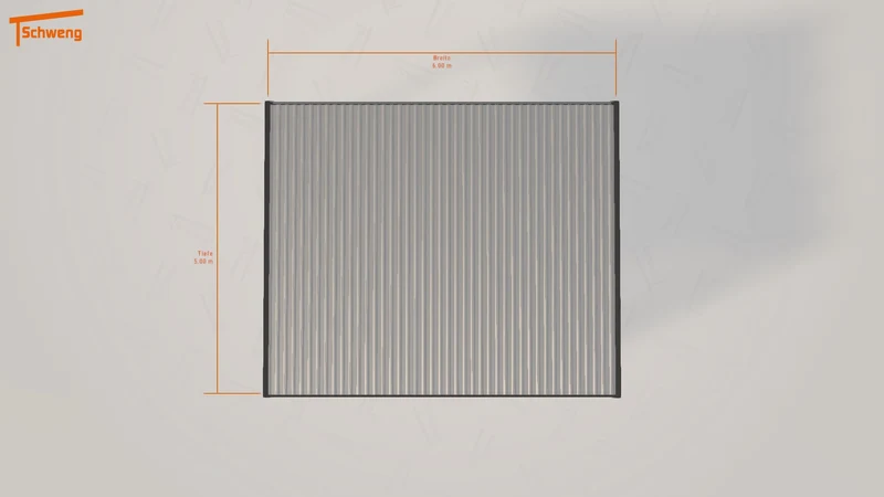 #DE Schweng Flachdachcarport C600 (ID jj3vnb) #MTG