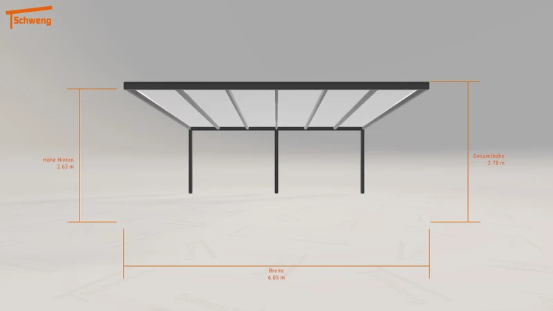 #DE Schweng Pultdachcarport S400 (ID x7kmwb) #MTG