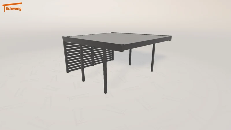 #DE Schweng Flachdachcarport C600 (ID pb3z7b) #MTG
