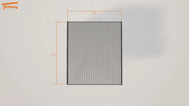 #DE Schweng Flachdachcarport C600 (ID pb3z7b) #MTG
