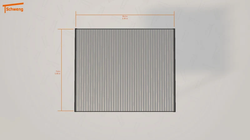 #AT Schweng Flachdachcarport C600+ (ID bk8n4v)