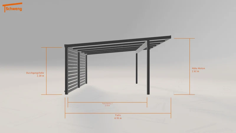 #DE Schweng Pultdachcarport S400 (ID mj382z) #MTG
