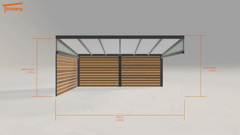 #DE Schweng Pultdachcarport S350 (ID x7kr8g) #MTG