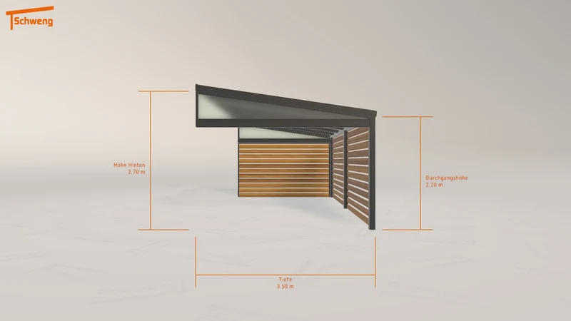 #DE Schweng Pultdachcarport S350 (ID x7kr8g) #MTG