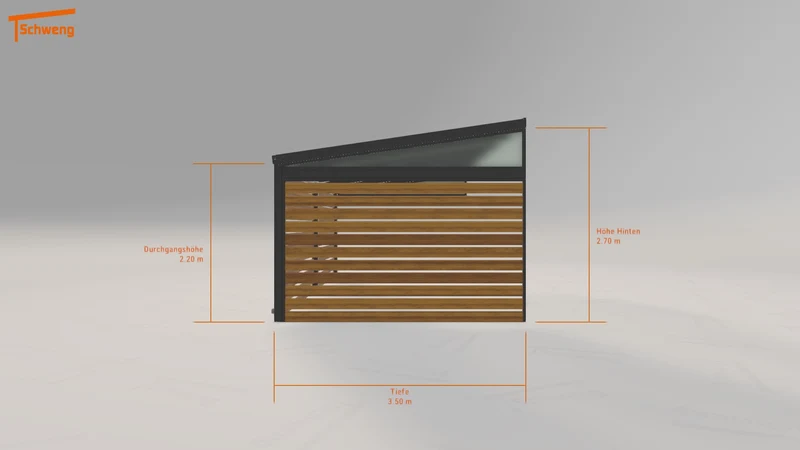 #DE Schweng Pultdachcarport S350 (ID x7kr8g) #MTG