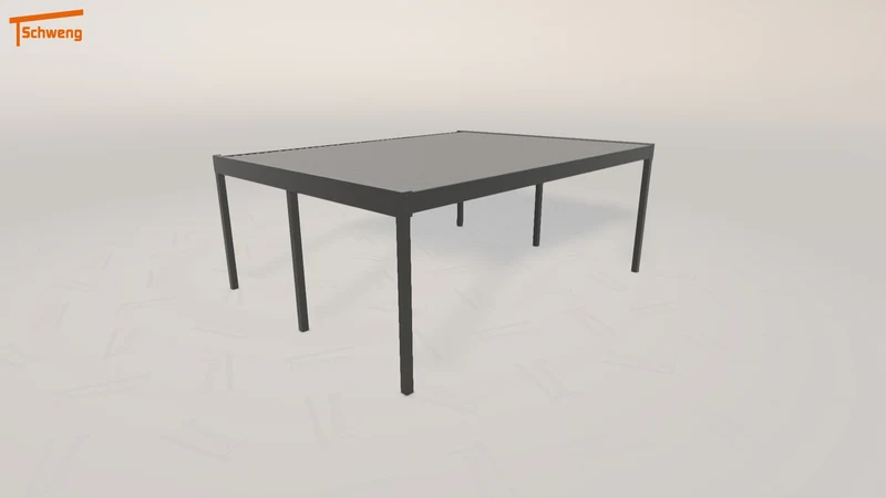 #DE Schweng Flachdachcarport C600+ (ID n53m85)