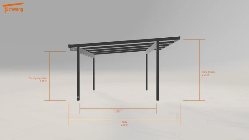 #DE Schweng Pultdachcarport S400 (ID pb3p7k) #MTG