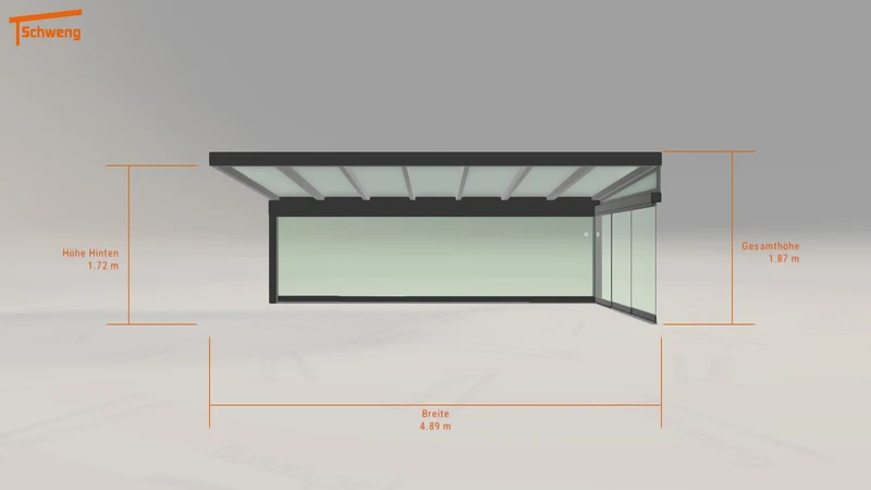 #DE Schweng Terrassenüberdachung S400 (ID bk8p4q)