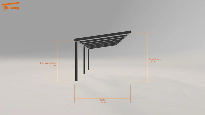 #DE Schweng Terrassenüberdachung S350 (ID x7k8pw)