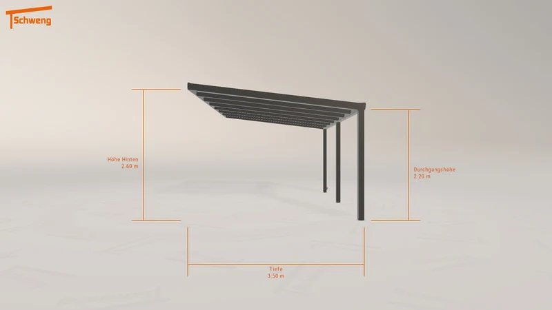 #DE Schweng Terrassenüberdachung S400 (ID n538gj)