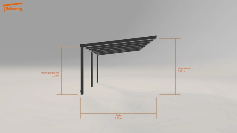 #DE Schweng Terrassenüberdachung S400 (ID n538gj)