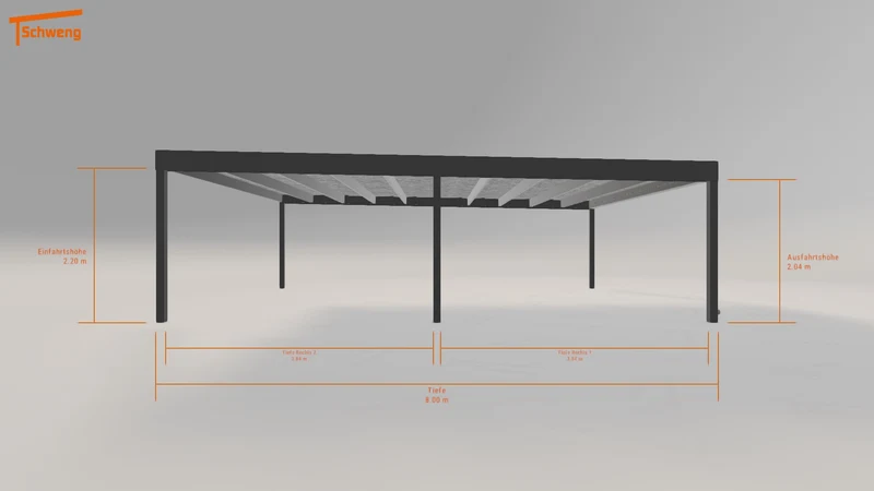 #DE Schweng Flachdachcarport C600 (ID pb3w2y) #MTG