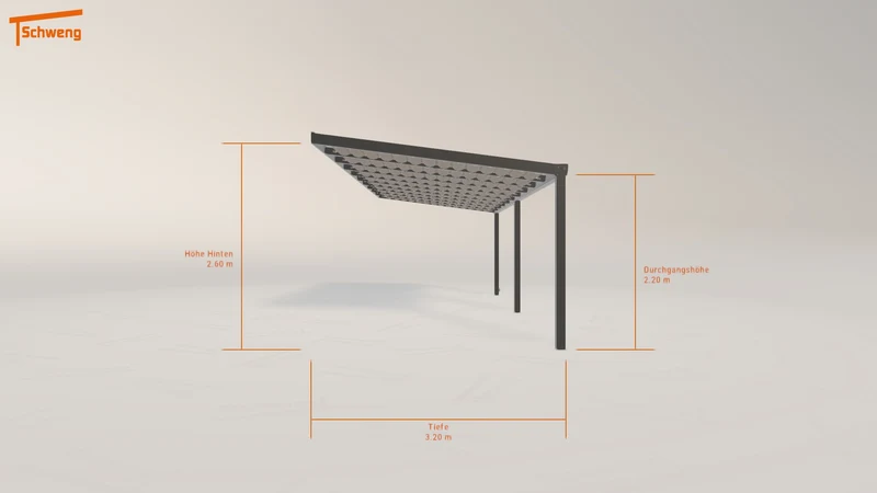 #DE Schweng Terrassenüberdachung S400 (ID ygk9qb)