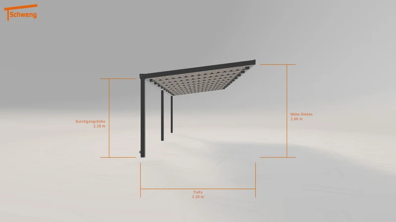 #DE Schweng Terrassenüberdachung S400 (ID ygk9qb)