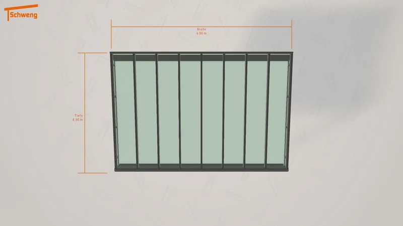#DE Schweng Terrassenüberdachung S400 (ID 9wd989)