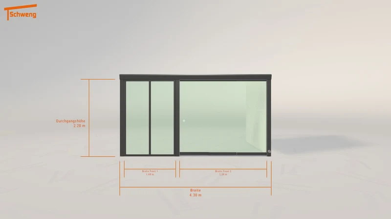 #AT Schweng Terrassenüberdachung S400 (ID 85rw22)