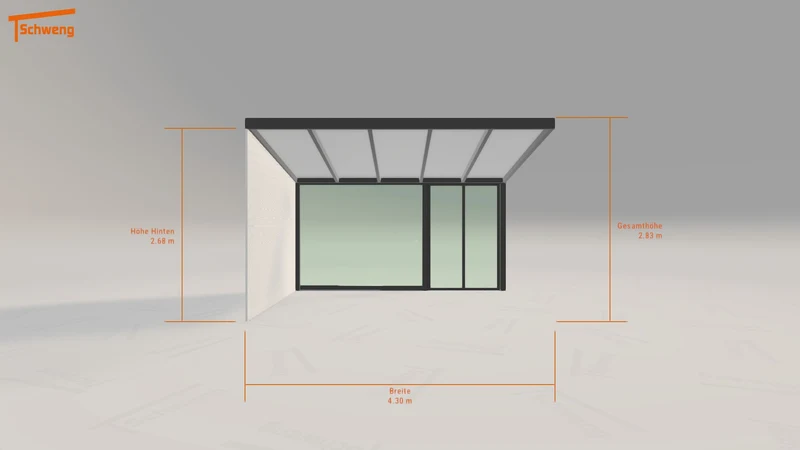 #AT Schweng Terrassenüberdachung S400 (ID 85rw22)