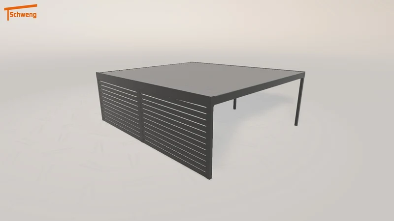 #DE Schweng Flachdachcarport C600 (ID 9wdb8q)