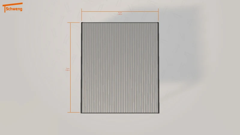 #DE Schweng Flachdachcarport C600 (ID 9wdb8q)