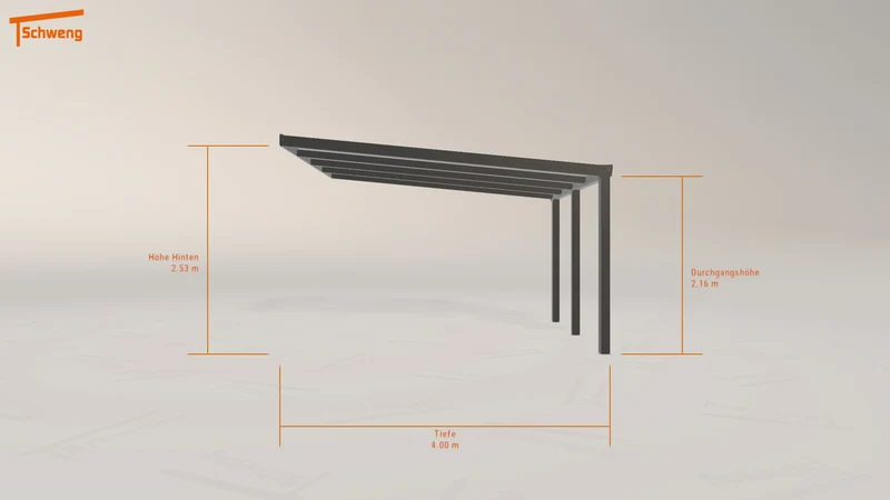 #DE Schweng Terrassenüberdachung S400 (ID 9wdq3v)