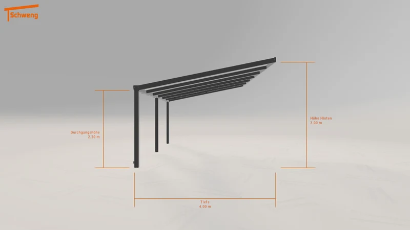 #DE Schweng Terrassenüberdachung S400 (ID jj3rpw)