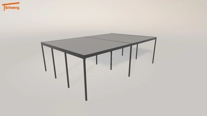 #DE Schweng Flachdachcarport C600+ (ID k23rqd) #MTG