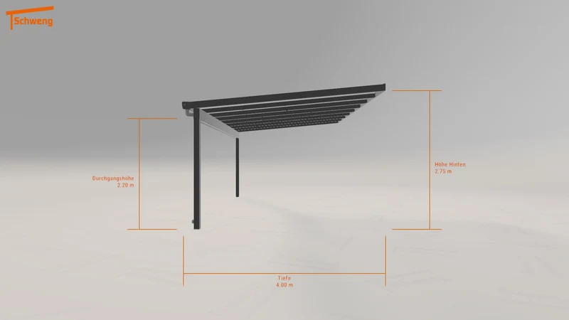 #DE Schweng Terrassenüberdachung S400 (ID 42gv5z)