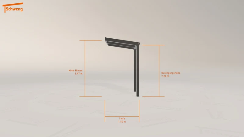 #DE Schweng Terrassenüberdachung S350 (ID g7bpdd)