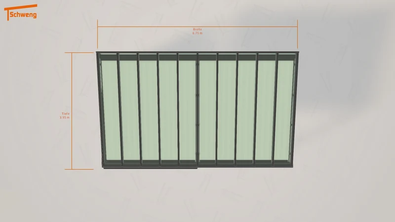 #DE Schweng Terrassenüberdachung S400 (ID pb3rx2)