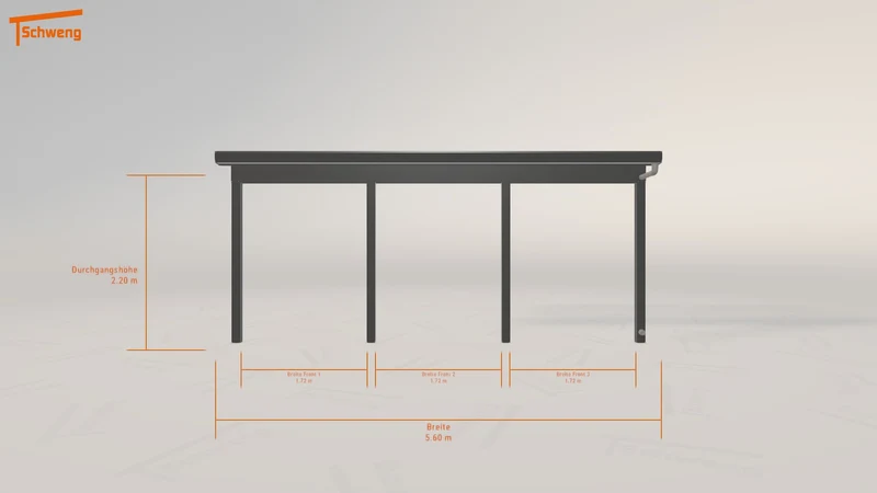 #DE Schweng Terrassenüberdachung S400 (ID 77gn58)