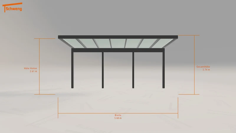 #DE Schweng Terrassenüberdachung S400 (ID 77gn58)