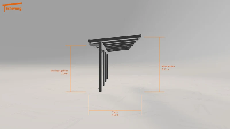 #DE Schweng Terrassenüberdachung S400 (ID 77gn58)