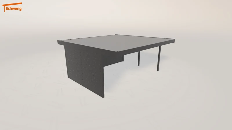 #DE Schweng Flachdachcarport C600+ (ID 5mgzmk) #MTG