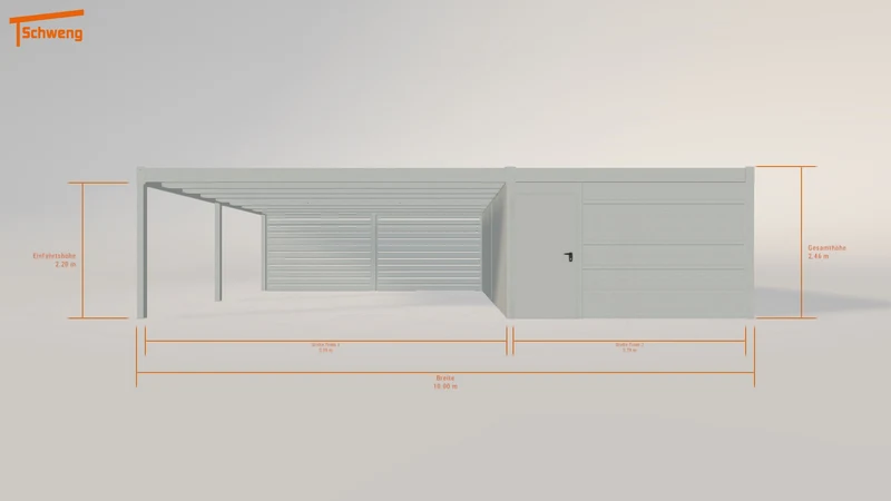 #DE Schweng Flachdachcarport C600+ (ID x7k873) #MTG