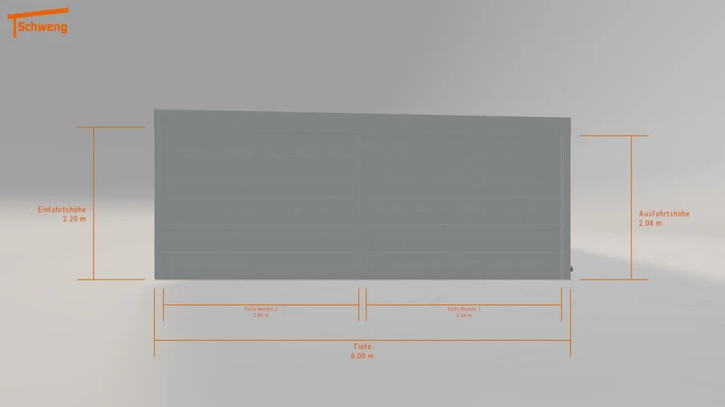 #DE Schweng Flachdachcarport C600+ (ID x7k873) #MTG