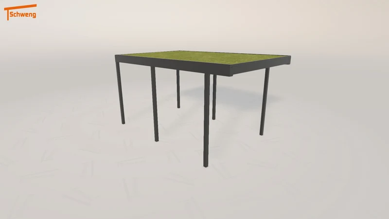 #DE Schweng Flachdachcarport C600+ (ID 85rg27) #MTG