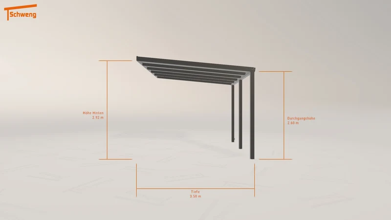 #DE Schweng Terrassenüberdachung S350 (ID x7kgpn)