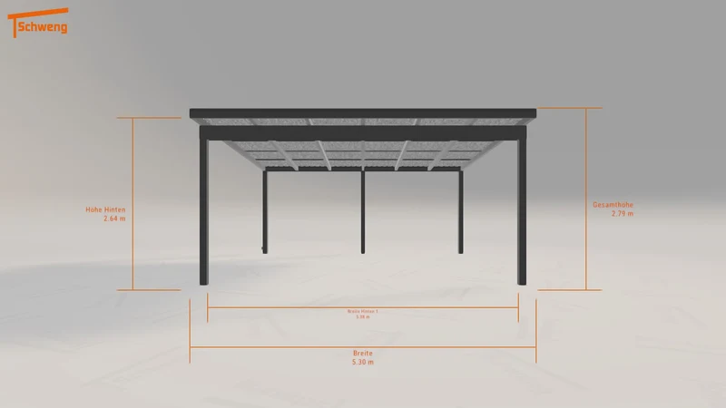 #DE Schweng Pultdachcarport S400 (ID 5mgvxd) #MTG