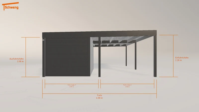 #DE Schweng Flachdachcarport C600 (ID 2qgmy9) #MTG