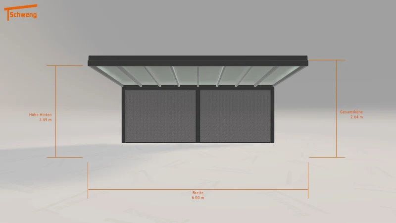 #DE Schweng Terrassenüberdachung S350 (ID x7k2xg)
