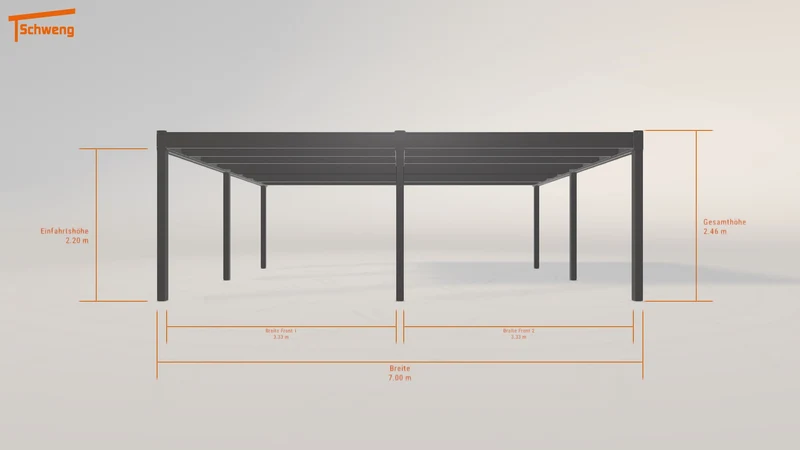 #CH Schweng Flachdachcarport C600 (ID 2qg7br) #MTG