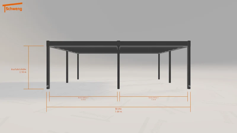 #CH Schweng Flachdachcarport C600 (ID 2qg7br) #MTG