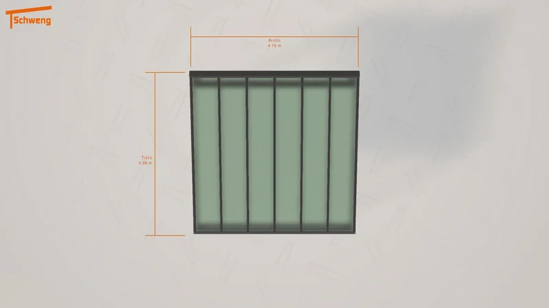 #DE Schweng Terrassenüberdachung S400 (ID rj3nnn)