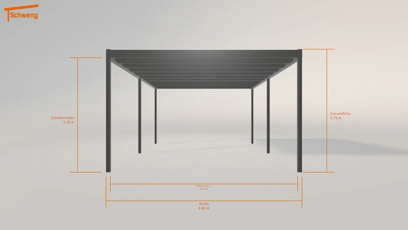 #DE Schweng Flachdachcarport C600 (ID 2qg8x7) #MTG