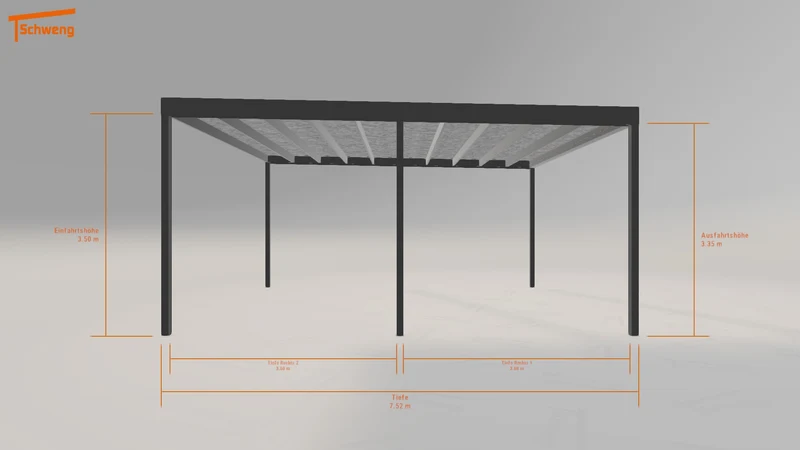 #DE Schweng Flachdachcarport C600 (ID 2qg8x7) #MTG